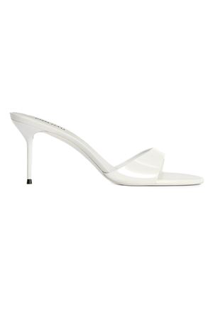 Lidia 70 mules in optic white patent leather PARIS TEXAS | PX1141XVN01OPTICWHITE